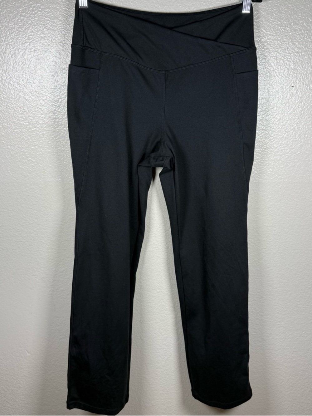 Jockey Black High-Waist Workout Leggings SZ:L